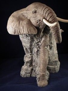 The Herd Elephants by Martha Carey Thunder Portrait Head Ltd