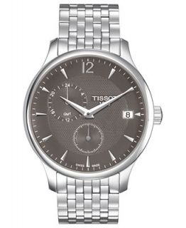 Tissot Watch, Mens Swiss Tradition Stainless Steel Bracelet 42mm