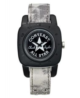 Converse Watch, Unisex 1908 Premium White Vintage Wash Canvas Strap