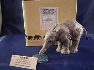 The Herd Elephants by Martha Carey Splish 3171 New with Original Box