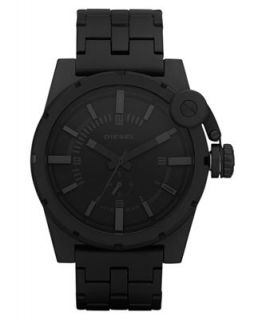 Diesel Watch, Black Ion Plated Stainless Steel Bracelet 56x42mm DZ4235