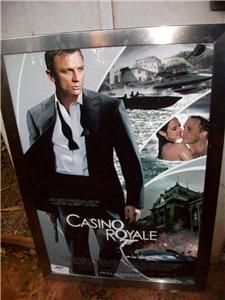 007 Casino Royal Daniel Craig Signed Poster Frame