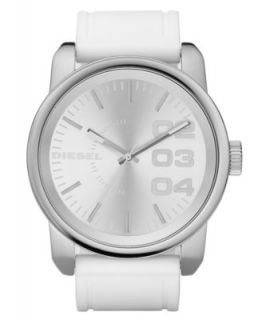 Diesel Watch, White Silicone Strap 44mm DZ1436   All Watches   Jewelry