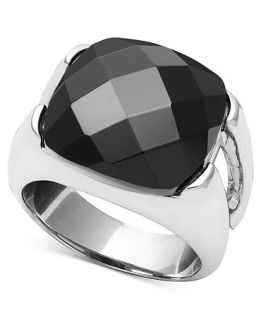Cushion Cut Onyx Ring (15 20mm)   Rings   Jewelry & Watches