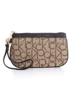Calvin Klein Handbag, Solid Wristlet   Handbags & Accessories