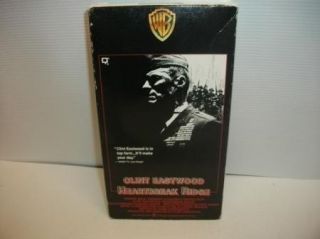 Heartbreak Ridge VHS War Movie Clint Eastwood Great Military Marine