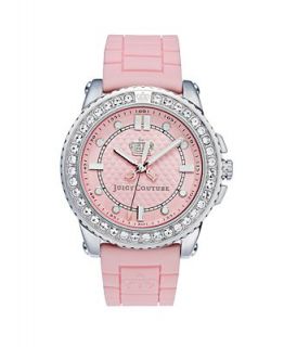 Juicy Couture Watch, Womens Pedigree Pink Jelly Strap 1900793