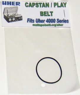 Uher 4000 4200 4400 Replacement Drive Belts New Free Shipping Tutorial