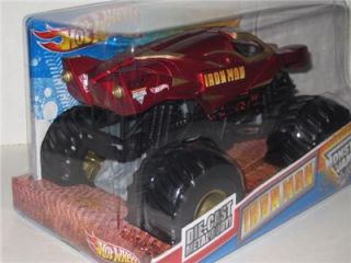 Mattel Hot Wheels Monster Jam Iron Man 1 24 Scale Diecast Monster