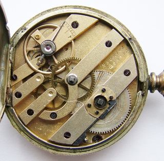 Antique Maurice Geneve Fob Watch Ticking But for Service Repair