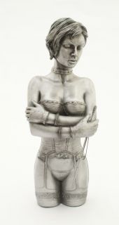 Erotic Fetish Sculpture Sexy Dominatrix Mistress Statue