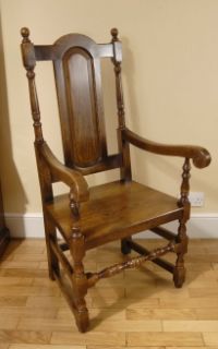 English William Mary Dining Chairs Gothic Farmhouse
