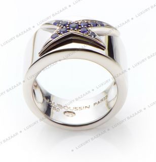 Mauboussin 18K White Gold Etoile Sapphire Ring