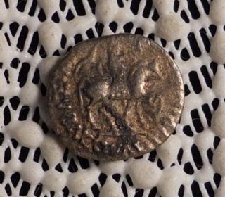 Sassanian Silver Dirham Coin 1st Century Ad