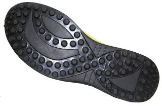 New Mauri Yellow Alligator Nappa Leather Sneakers 9 5