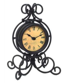 Infinity Instruments Boutique De Fleur Metal Alarm Clock   Clocks