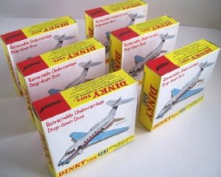 Dinky 723 Hawker Siddeley HS125 Exec Jet 1970 from UNSOLD Trade Pack