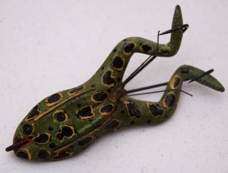 Jamison Hastings Weedless Rubber Frog Vintage Fishing Lure