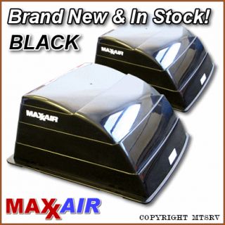 Maxxair Vent Cover Black 2 Pack Brand New Maxx Max Air RV Trailer