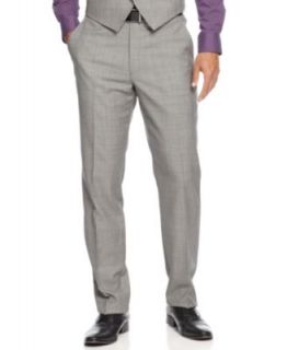 Tommy Hilfiger Jacket, Grey Sharkskin Slim Fit   Mens Suits & Suit