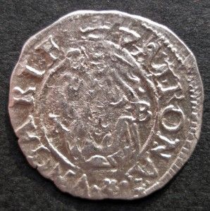 Medieval Silver Denar Denaro Maximilian II of Habsburg Hungary