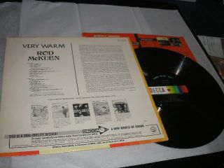 1968 Rod McKuen Very Warm Decca LP DL 4969 VG Vinyl