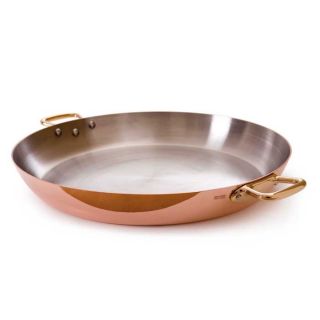 Mauviel Cookware Mheritage 150B Copper Stainless 15 7 inch Paella Pan
