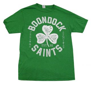 Boondock Saints Team McManus Logo Vintage Style Adult Movie T Shirt