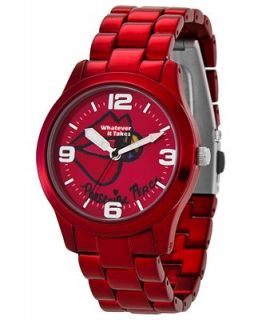 Whatever It Takes Watch, Womens Katy Perry Red Tone Bracelet 38mm