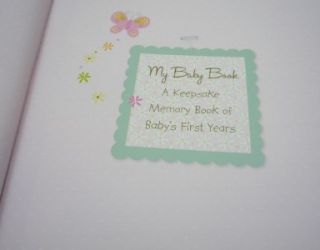 Meadowlark Girls Memory Book Baby Book C R Gibson