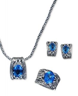 Effy Collection Sterling Silver Jewelry Collection, Blue Topaz Jewelry