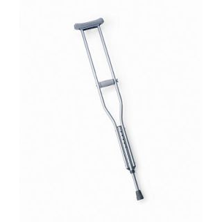 Medline Adult Aluminum Crutch Crutches Push Button New