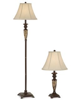 Pacific Coast Lamps, Kelsey Set of 2 (Floor & Table)   Lighting