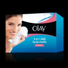 Olay 2 in 1 Daily Facial Cloths for Normal to Sensitive Skin 33 Cloths