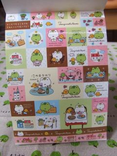 San x Tsuginohikerori Frog Cute Memo Pad 100 Sheets