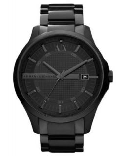 Michael Kors Watch, Mens Dylan Black Silicone Strap 45mm MK8152   All