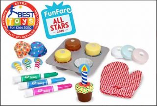 melissa and doug bake decorate cupcake set be sure your little baker