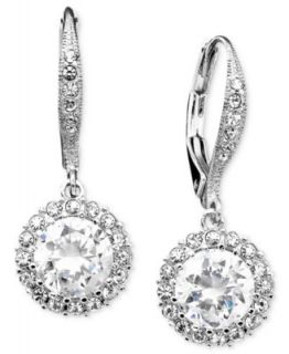 Eliot Danori Earrings, Cubic Zirconia (3 ct. t.w.) and Crystal Accent