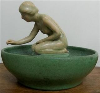 Arts Crafts Period Walrath Pottery Bowl