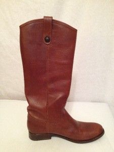 Fabulous Ladies Frye Melissa Button Brown Leather Boots Size 8 1 2 BFD