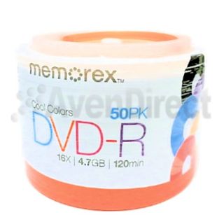 200 New Memorex 16x Cool Color Logo DVD R Carrying Tote Fast USPS
