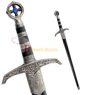Hood of Locksley Sword With Sheath Medieval Crusader Knight Brand New