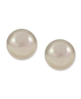 Majorica Pearl Earrings, Sterling Silver Nuage Organic Man Made Pearl