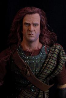 Custom 12 inch 1 6 Scale Mel Gibson Braveheart Action Figure Hot Toys