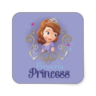 Sofia Properly Princess Stickers