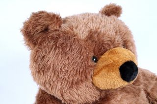 Melissa Doug Jumbo Brown Teddy Bear Plush Stuffed Animal