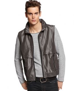 Calvin Klein Coat, CK One Hoodie Vest   Mens Coats & Jackets