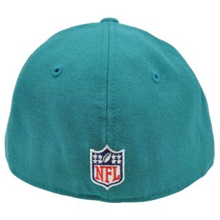 NFL Miami Dolphins Teal Flat Bill Fitted 6 7 8 Wool Youth Kids Hat Cap
