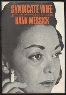 Syndicate Wife Hank Messick Ann Drahmann Coppola HC 1st