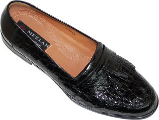 New Mezlan Rodeo Black Genuine Crocodile Shoes 7 5